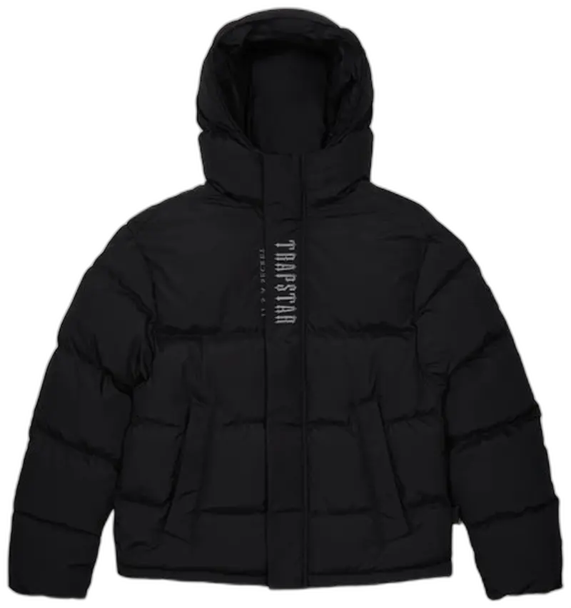 Trapstar Decoded 2.0 Hooded Puffer Jacket Black